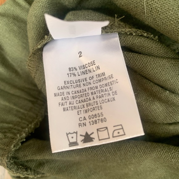 Linen blend shorts - Picture 3 of 4